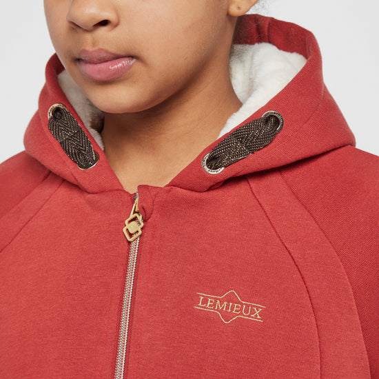 Young Rider Sherpa Full Zip Jacket Sienna