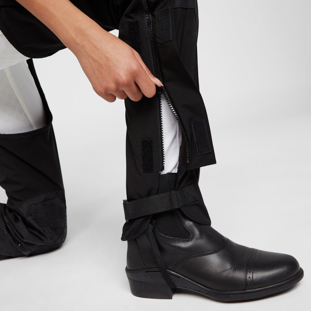 Young Rider Waterproof Chaps Black