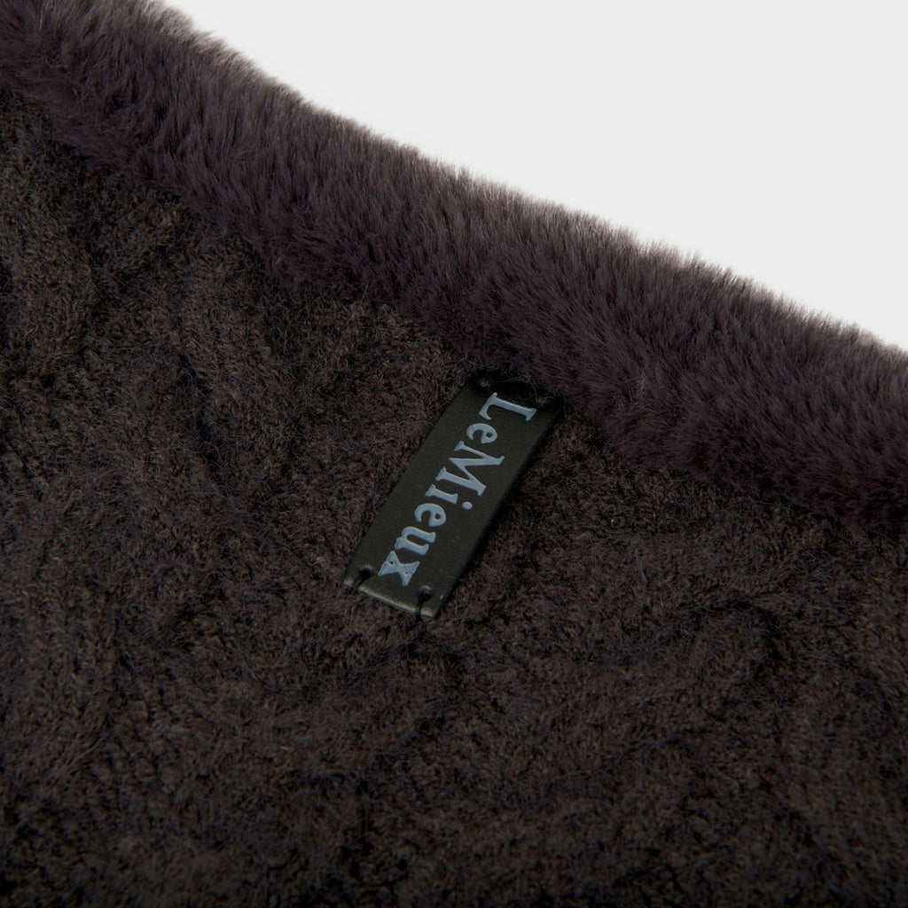 Cable Knit Snood Liquorice