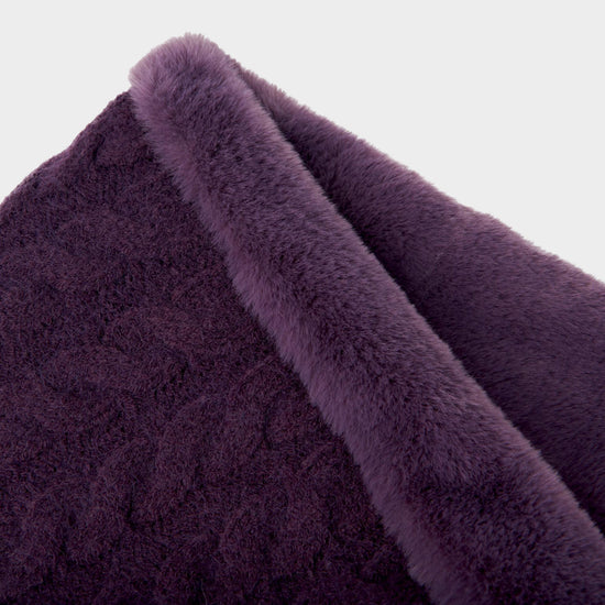 Cable Knit Snood Fig