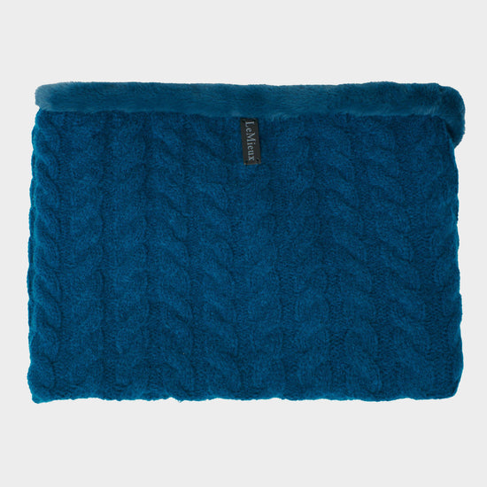 Cable Knit Snood Marine