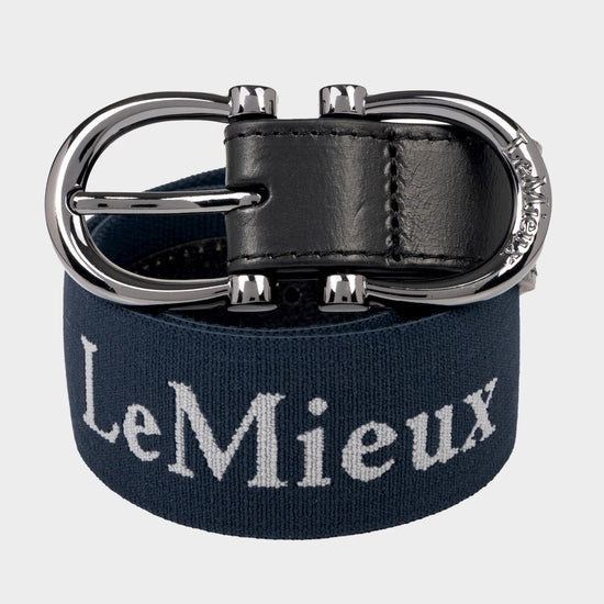Elasticated Belt Navy