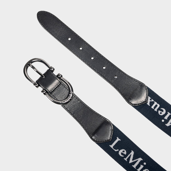 Elasticated Belt Navy