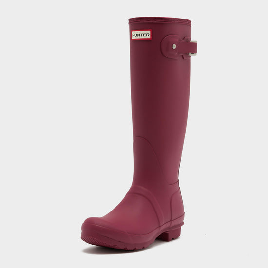 Womens Original Tall Wellington Boots Burgundy