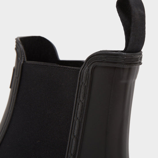 Mens Commando Chelsea Boots Black