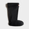 Recycled Fleece Tall Boot Socks Black