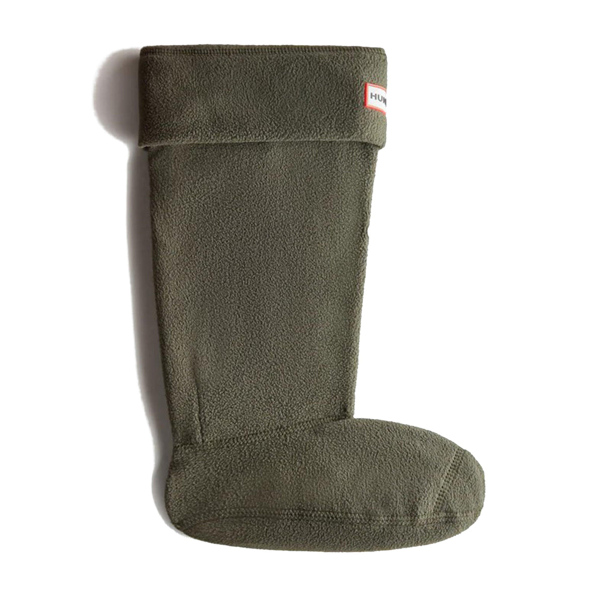 Recycled Fleece Tall Boot Socks Green