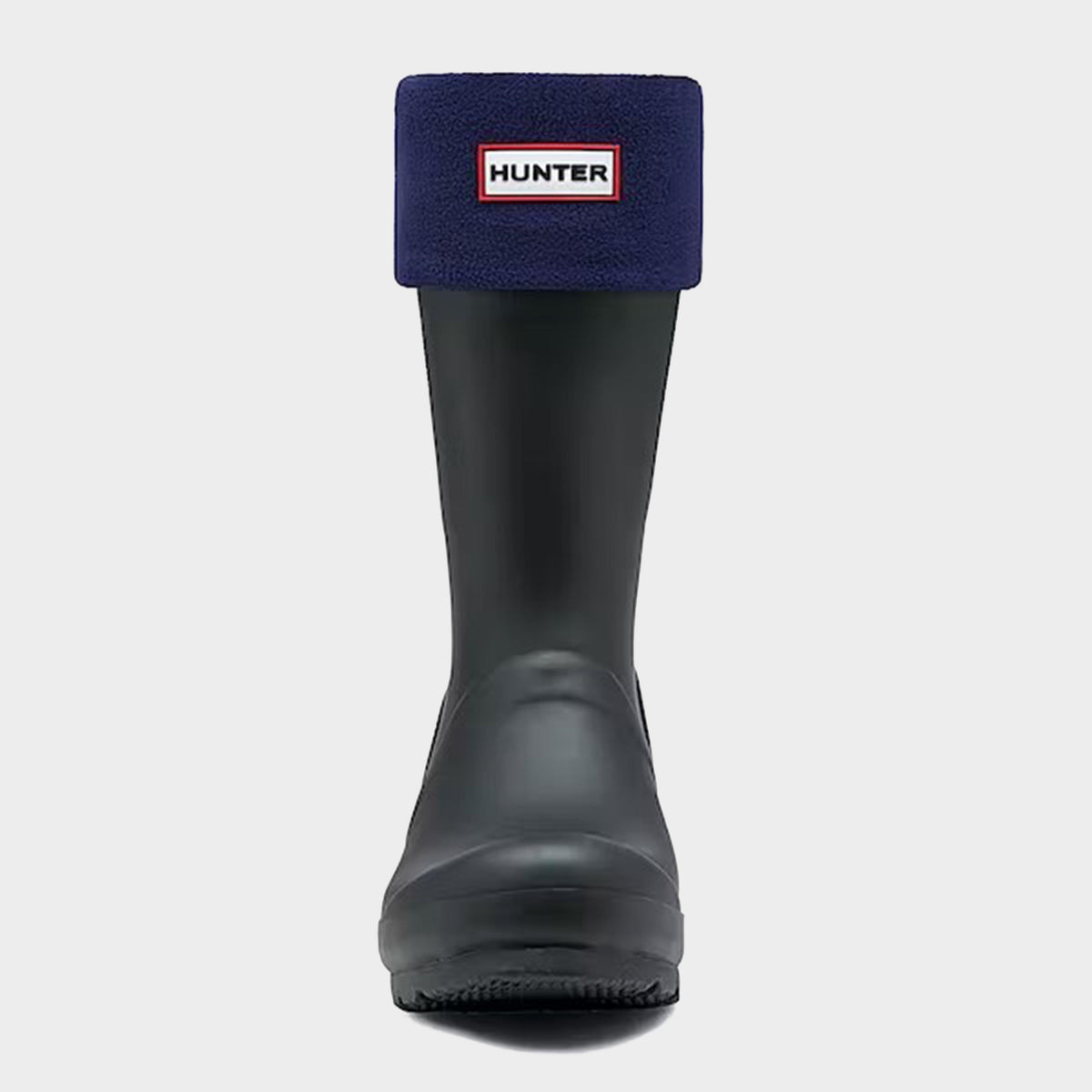 Recycled Fleece Short Boot Socks Navy