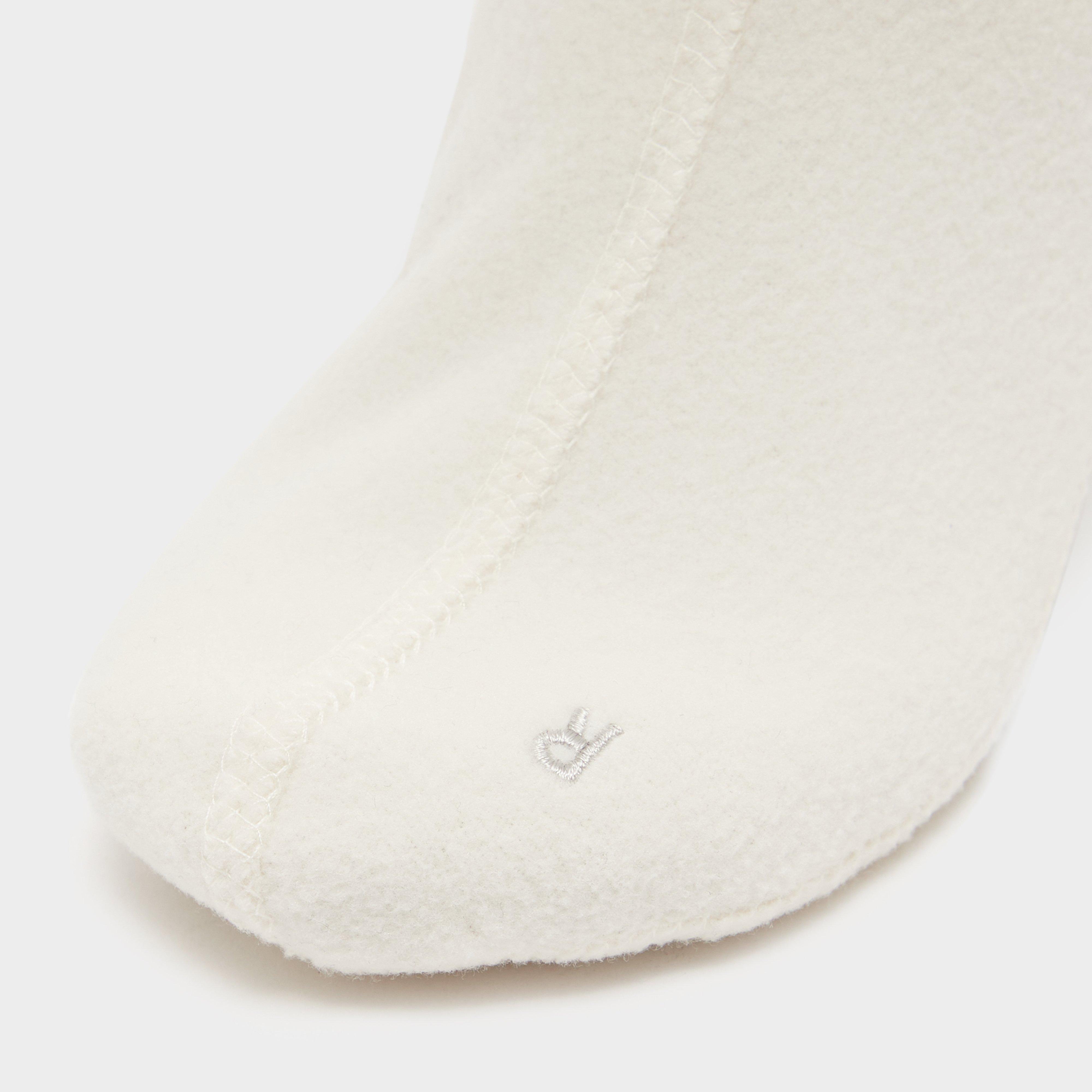 Recycled Twist Tall Boot Socks White