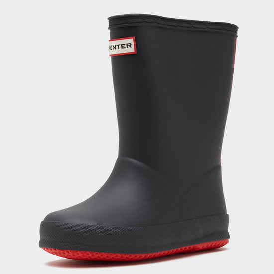 Kids Original First Wellington Boots Black/Red