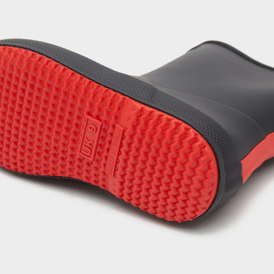 Kids Original First Wellington Boots Black/Red