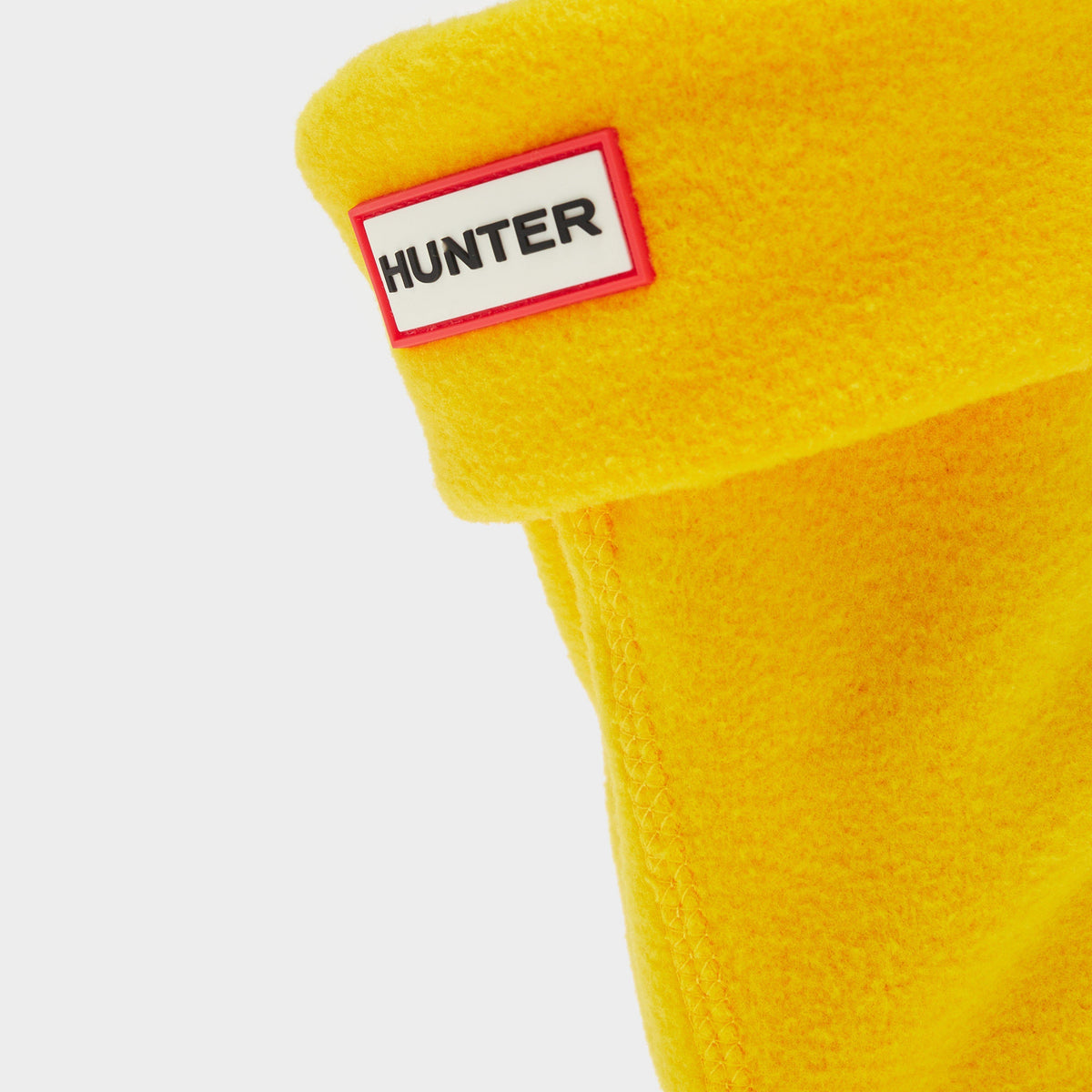 Kids Recycled Fleece Boot Socks Yellow