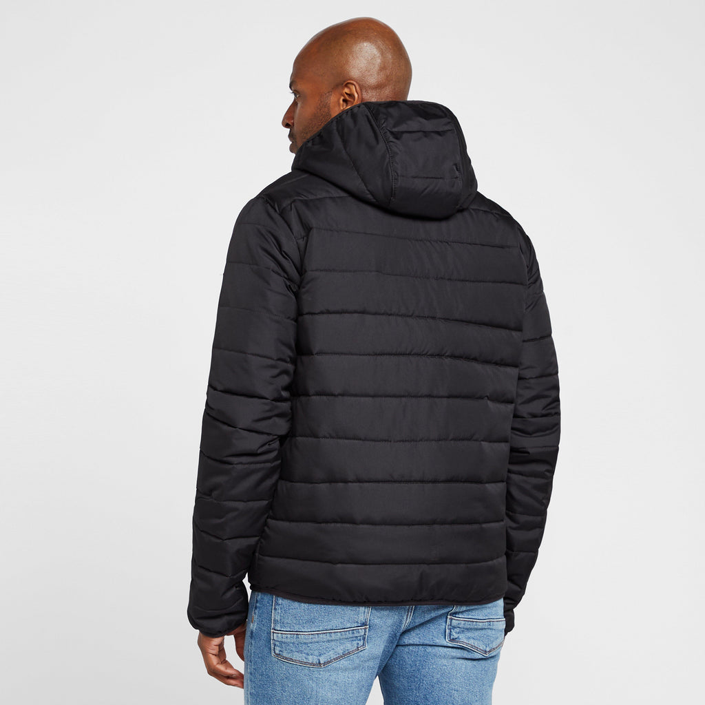 Mens Helfa Insulated Quilted Jacket Black