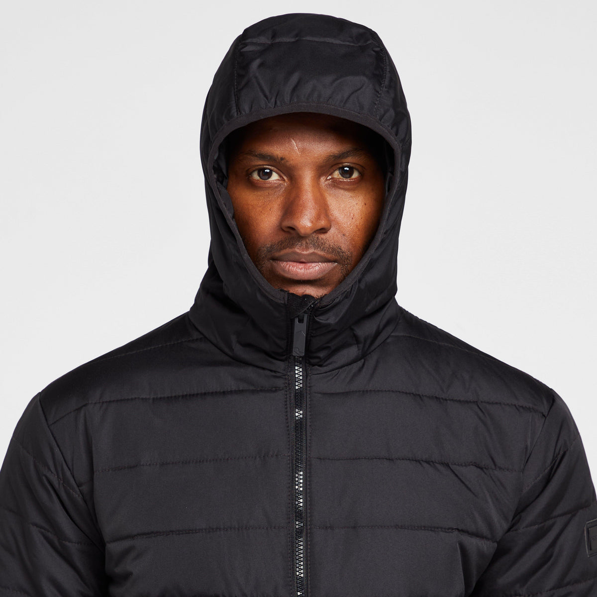 Mens Helfa Insulated Quilted Jacket Black