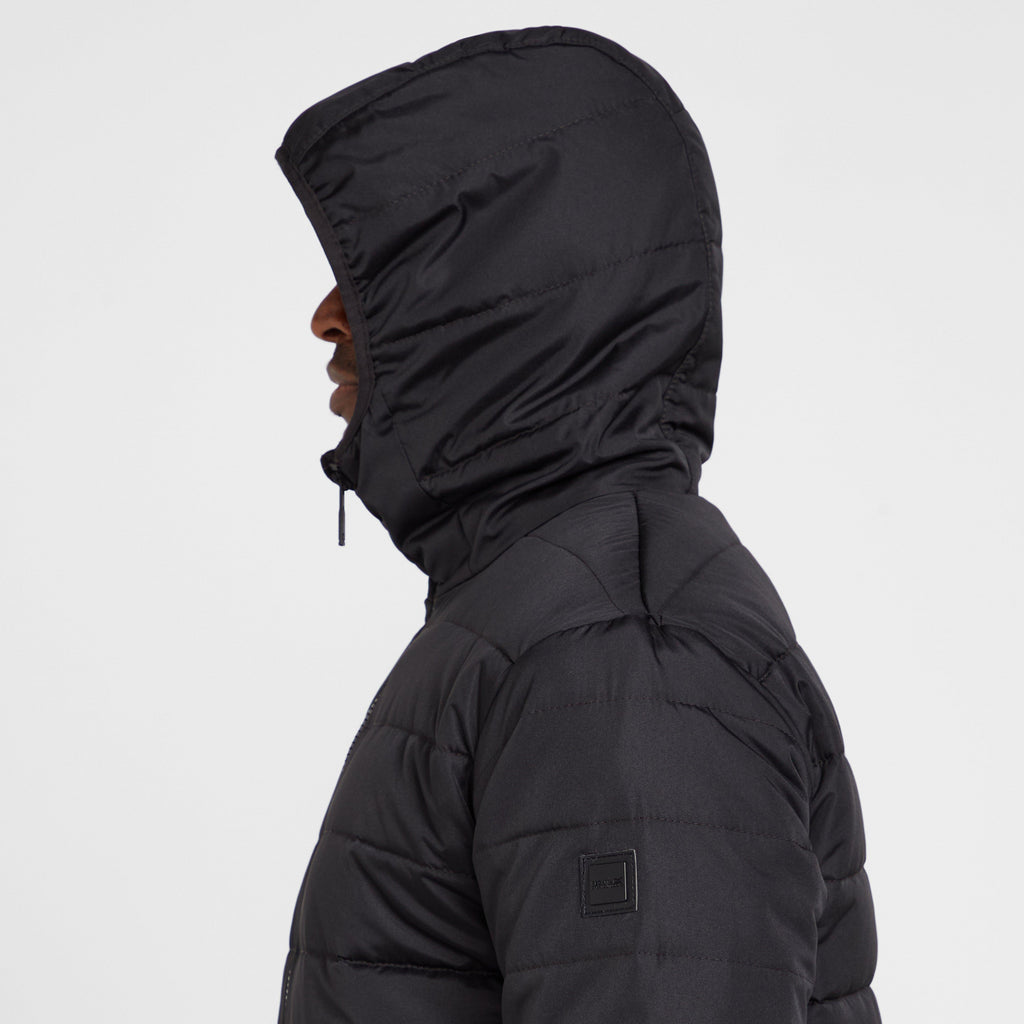 Mens Helfa Insulated Quilted Jacket Black