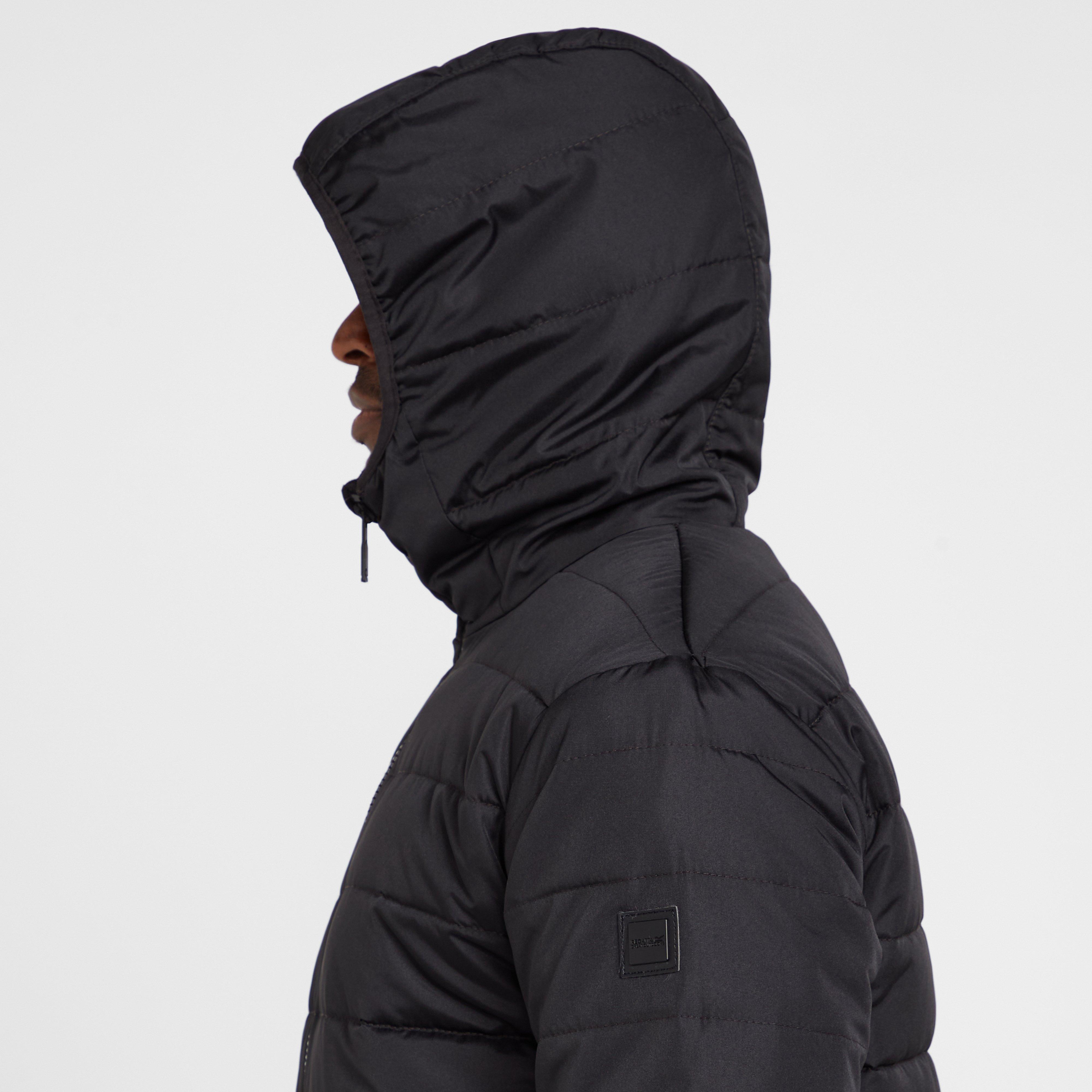 Mens Helfa Insulated Quilted Jacket Black