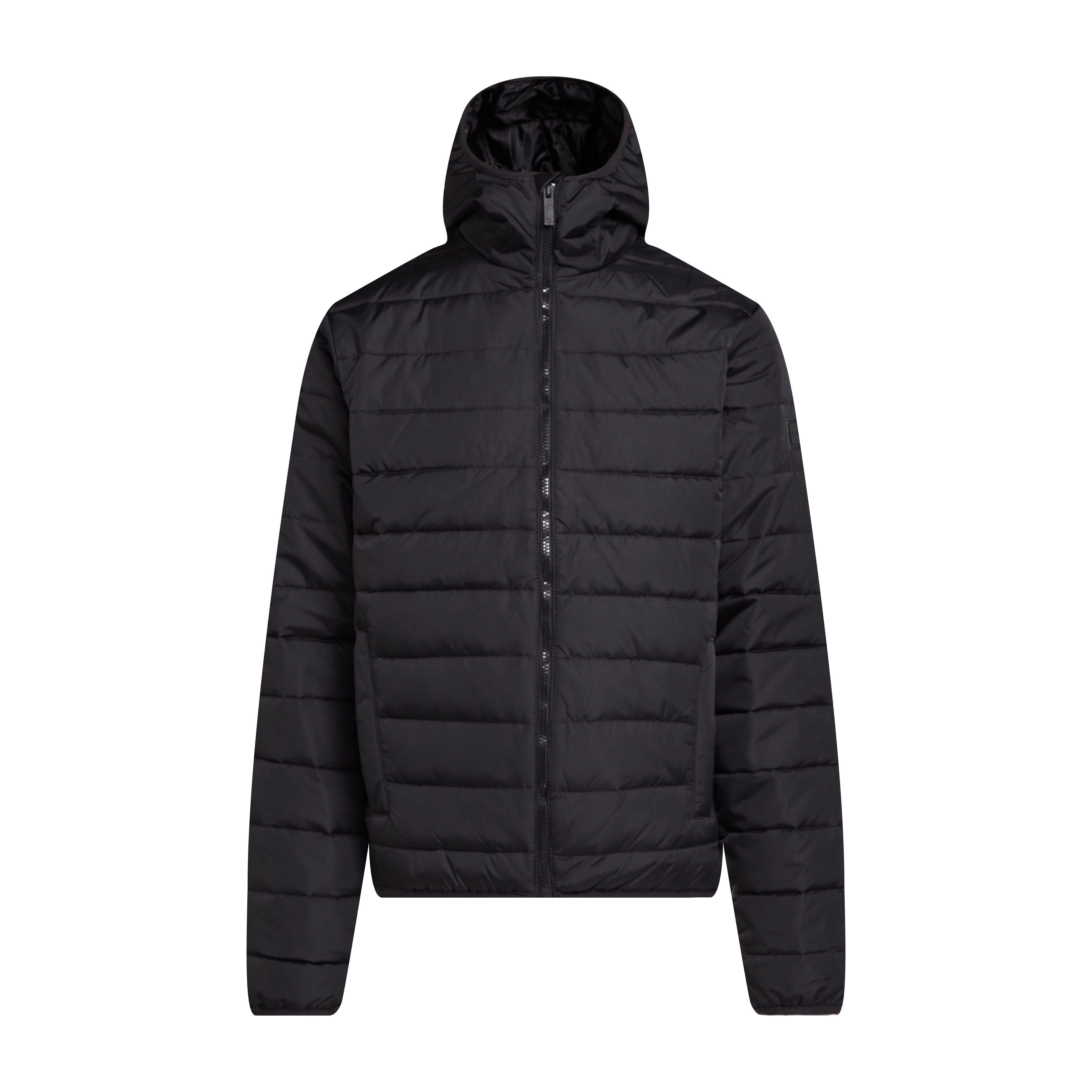 Mens Helfa Insulated Quilted Jacket Black
