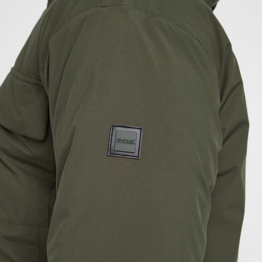 Mens Rayan Waterproof Insulated Jacket Khaki