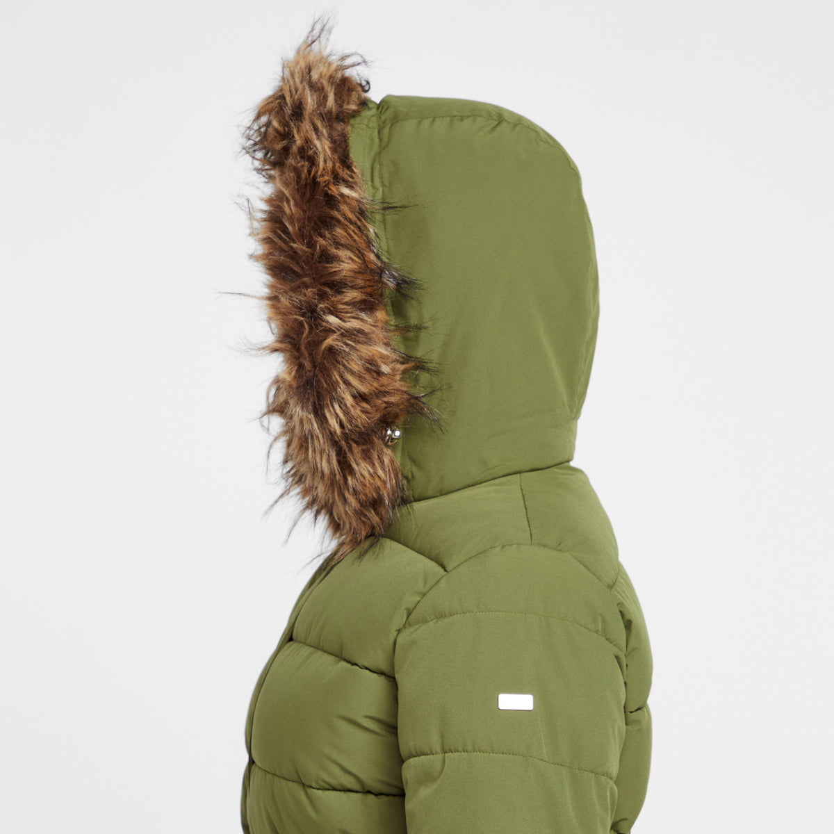 Womens Daleyza Thermal Parka Jacket Green