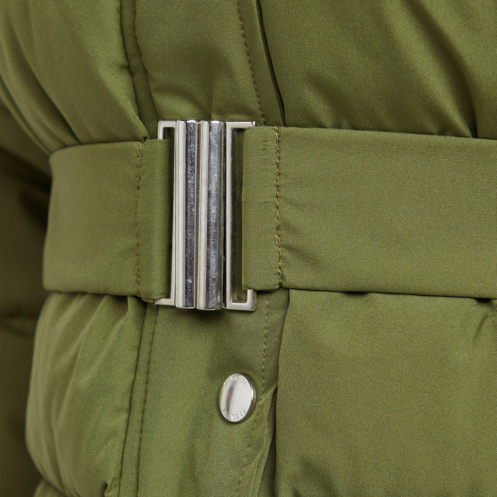 Womens Daleyza Thermal Parka Jacket Green