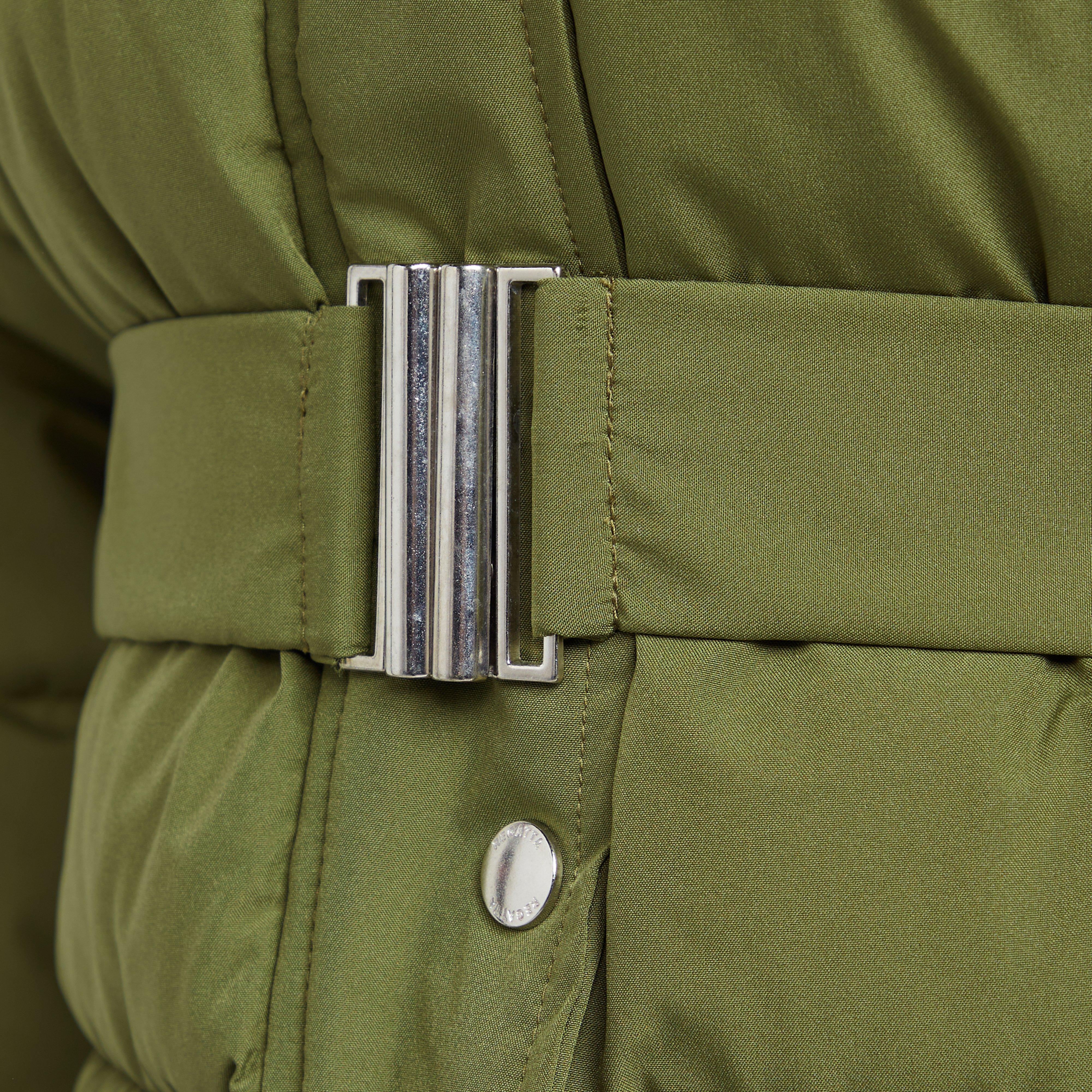 Womens Daleyza Thermal Parka Jacket Green