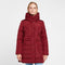 Womens Pamelina Hooded Parka Jacket Red