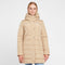 Womens Pamelina Hooded Parka Jacket Cream