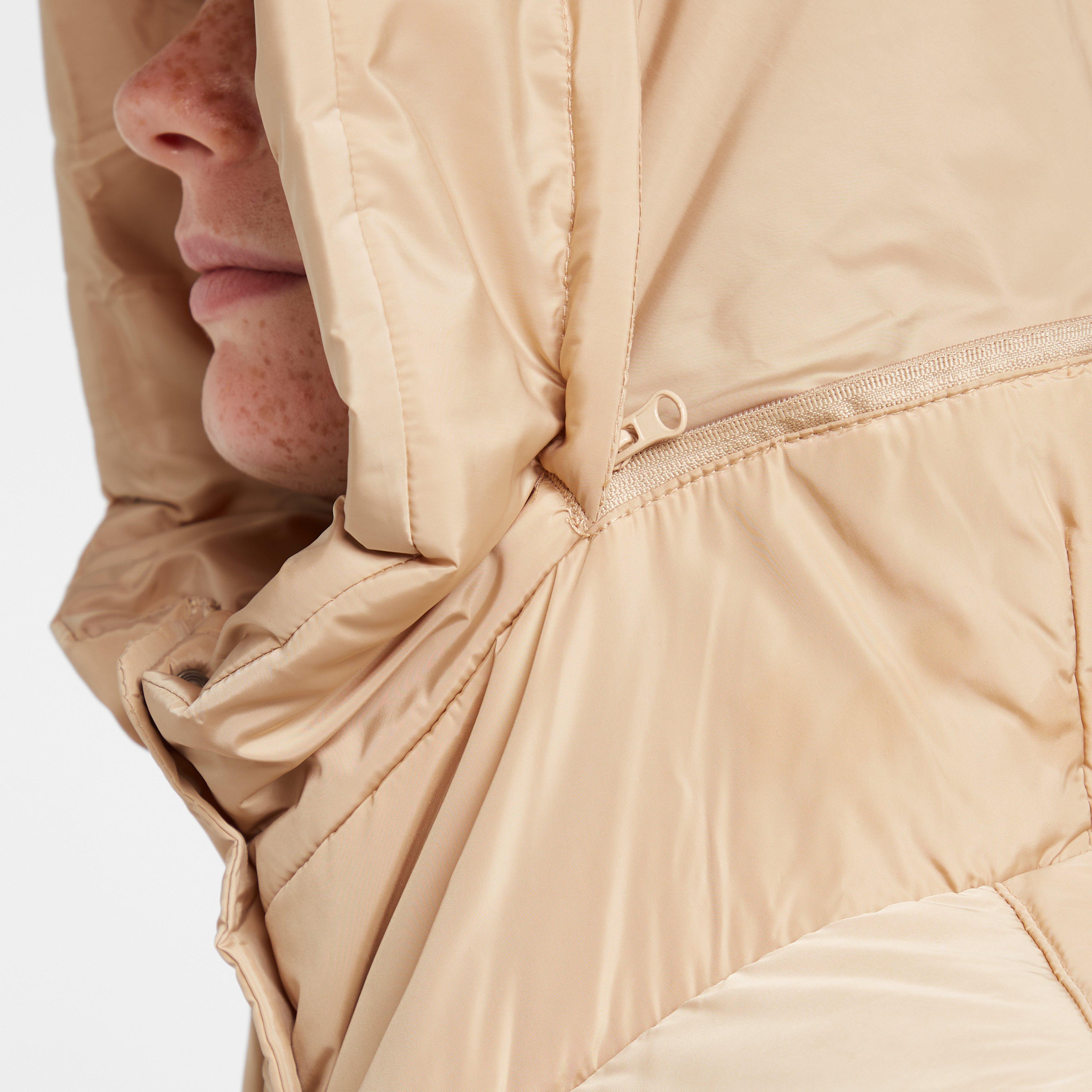 Womens Pamelina Hooded Parka Jacket Cream