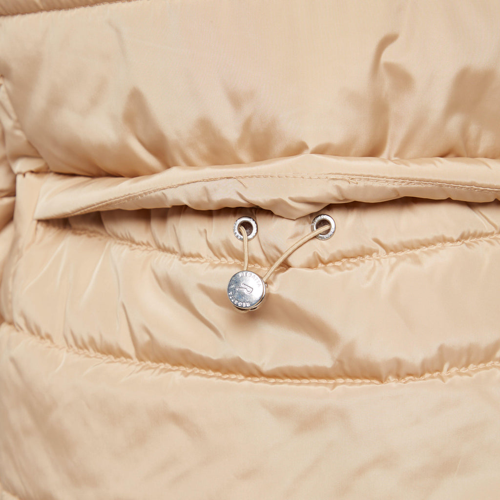 Womens Pamelina Hooded Parka Jacket Cream