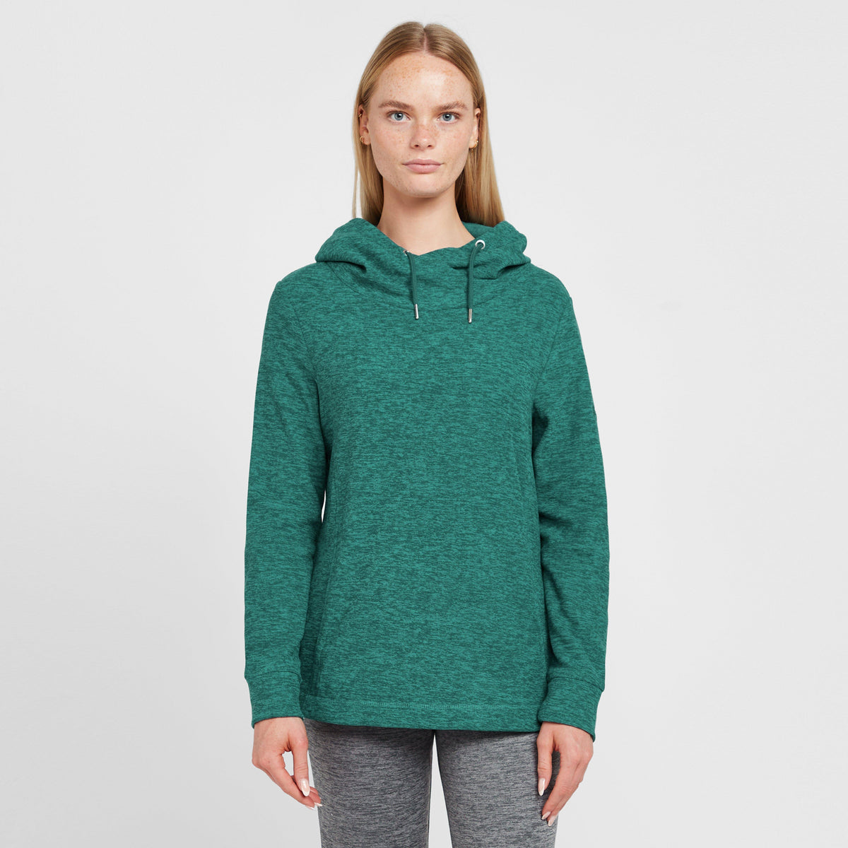 Womens Kizmit II Hooded Marl Fleece Green