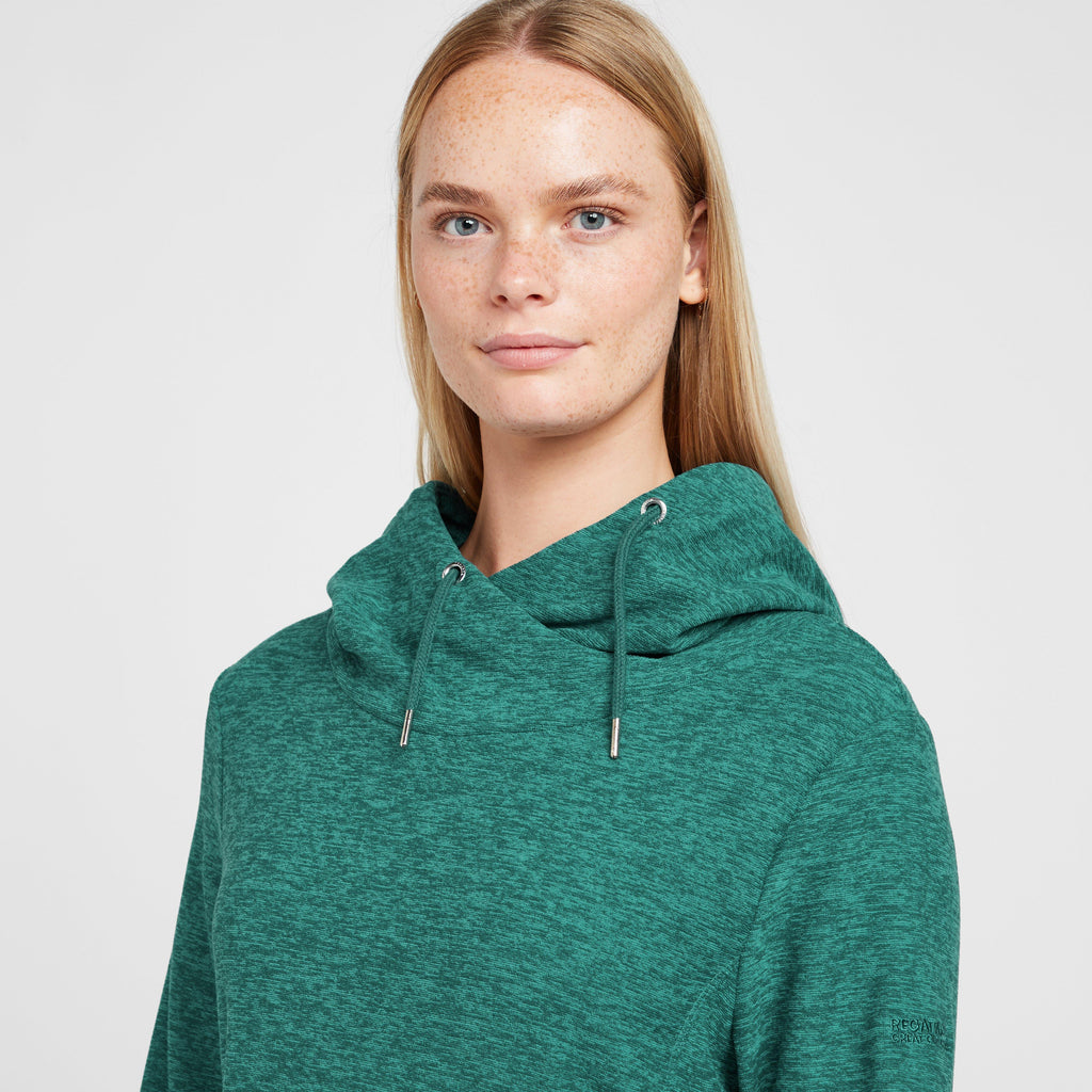Womens Kizmit II Hooded Marl Fleece Green
