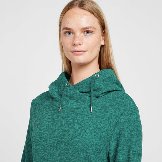 Womens Kizmit II Hooded Marl Fleece Green