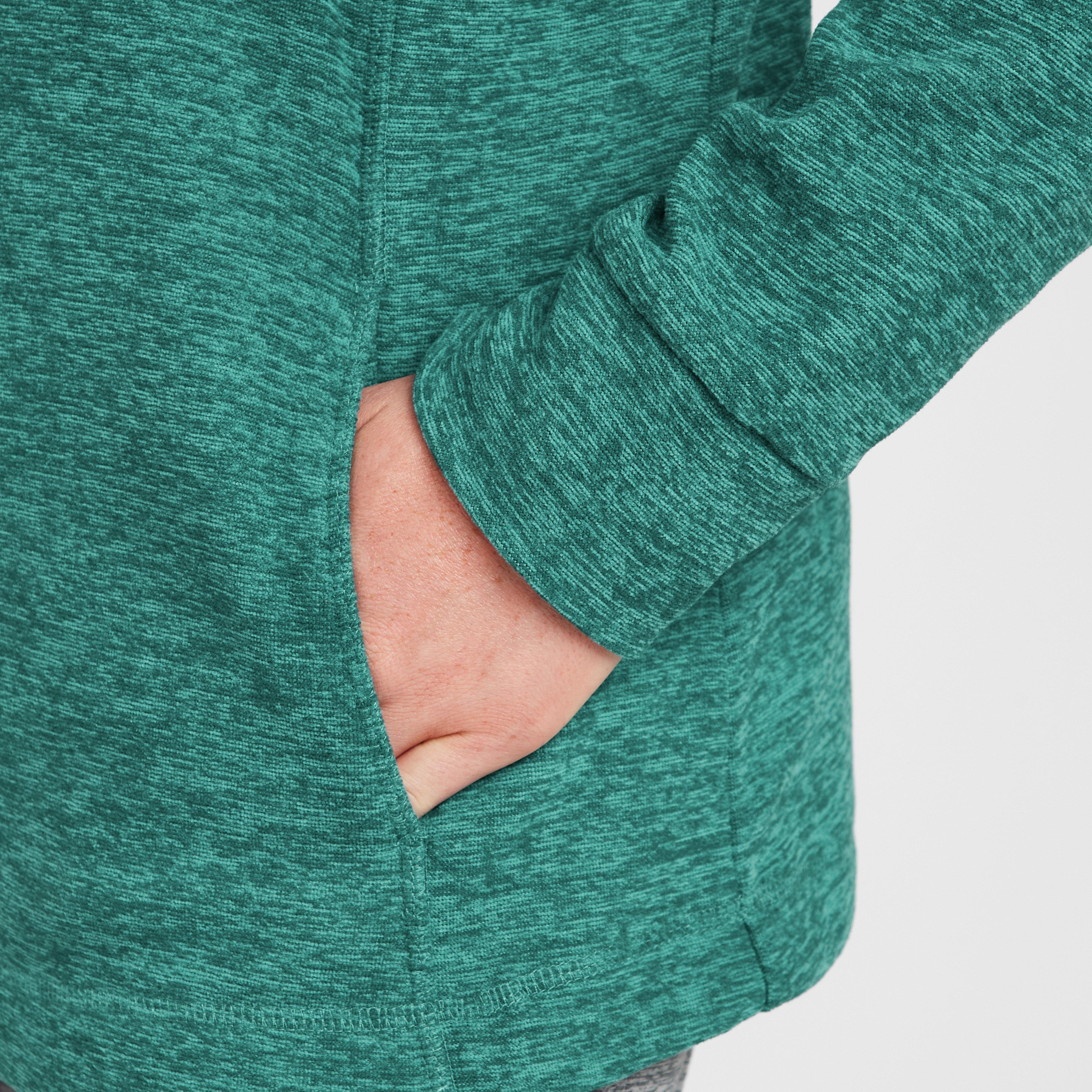 Womens Kizmit II Hooded Marl Fleece Green