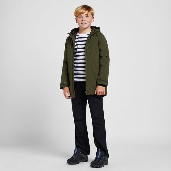 Kids Yewbank Waterproof Parka Khaki