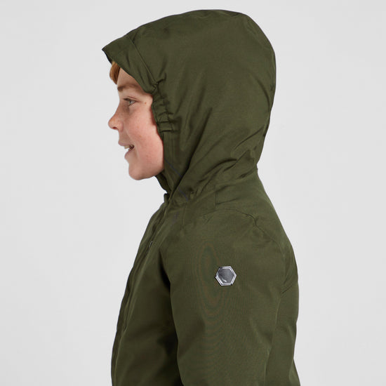 Kids Yewbank Waterproof Parka Khaki