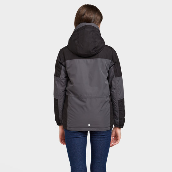Kids Beamz II Waterproof Jacket Grey/Black
