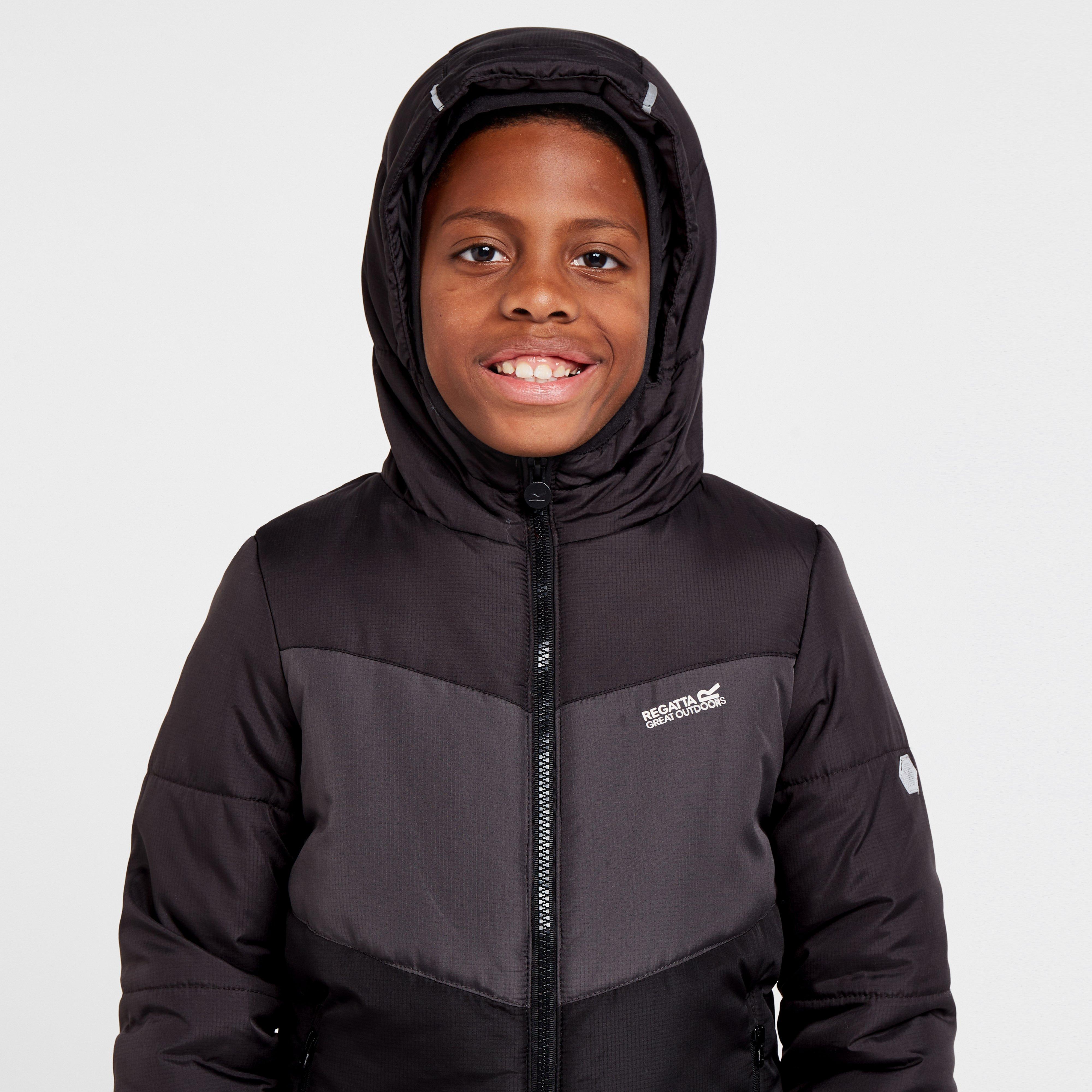Kids Lofthouse VI Insulated Jacket Ash Dark Grey Black