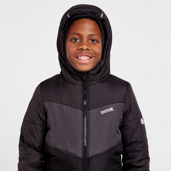 Kids Lofthouse VI Insulated Jacket Ash Dark Grey Black