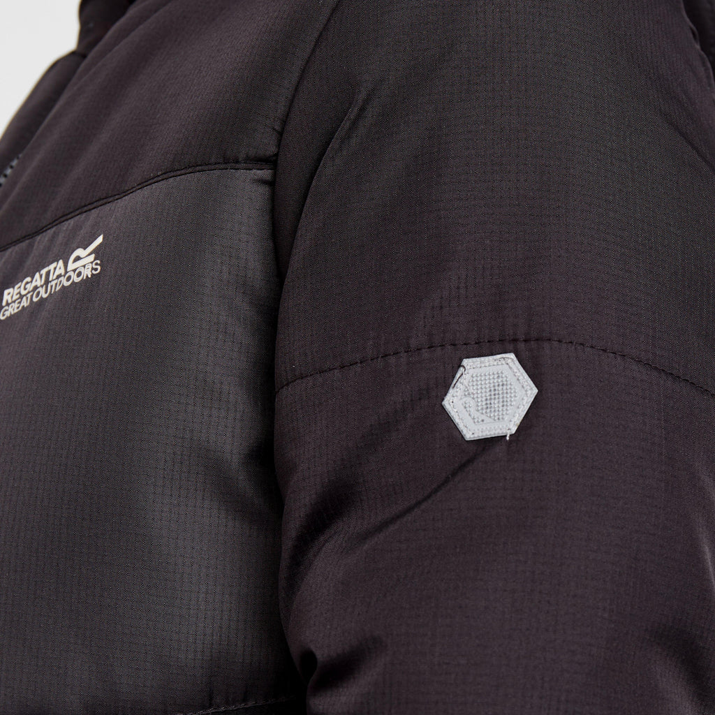 Kids Lofthouse VI Insulated Jacket Ash Dark Grey Black