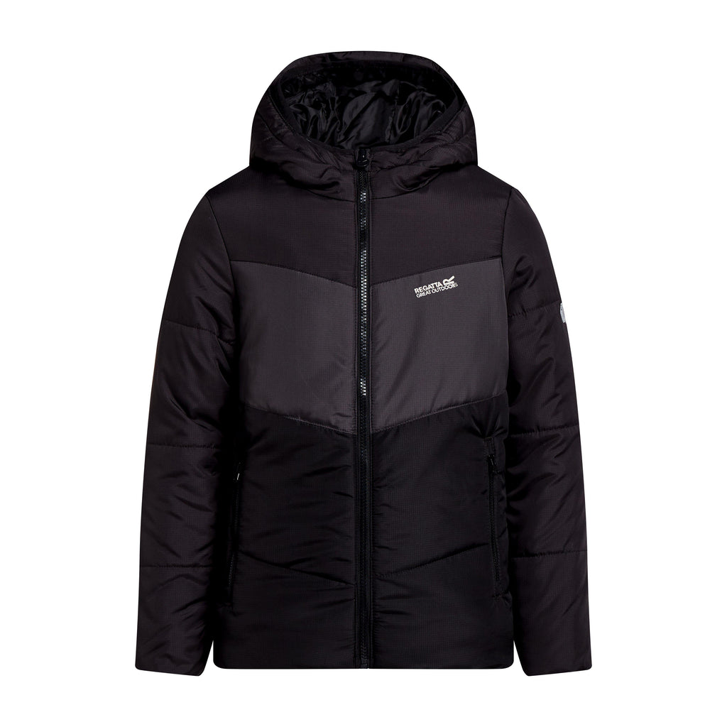 Kids Lofthouse VI Insulated Jacket Ash Dark Grey Black