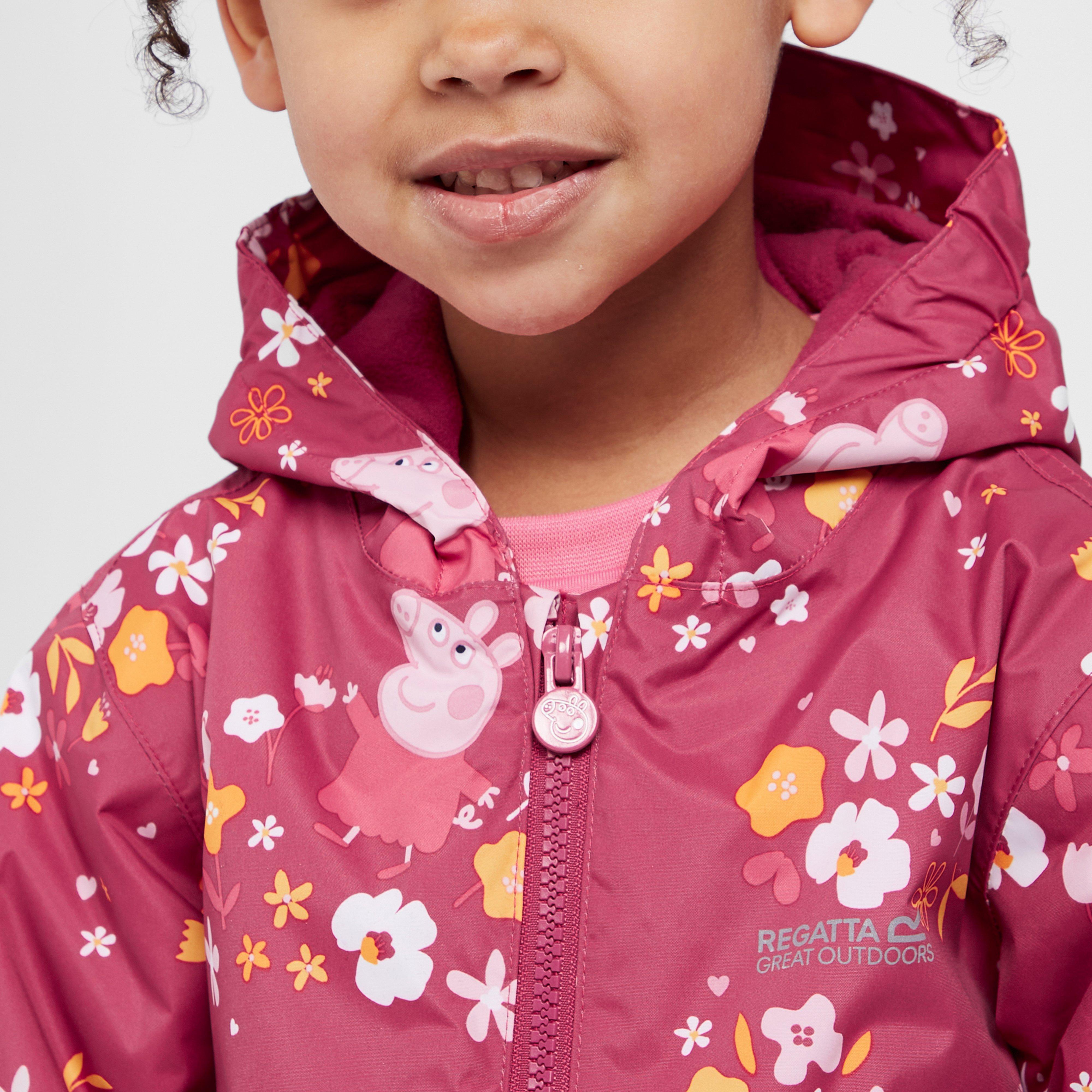 Kids Peppa Padded Muddy Puddle Jacket Pink