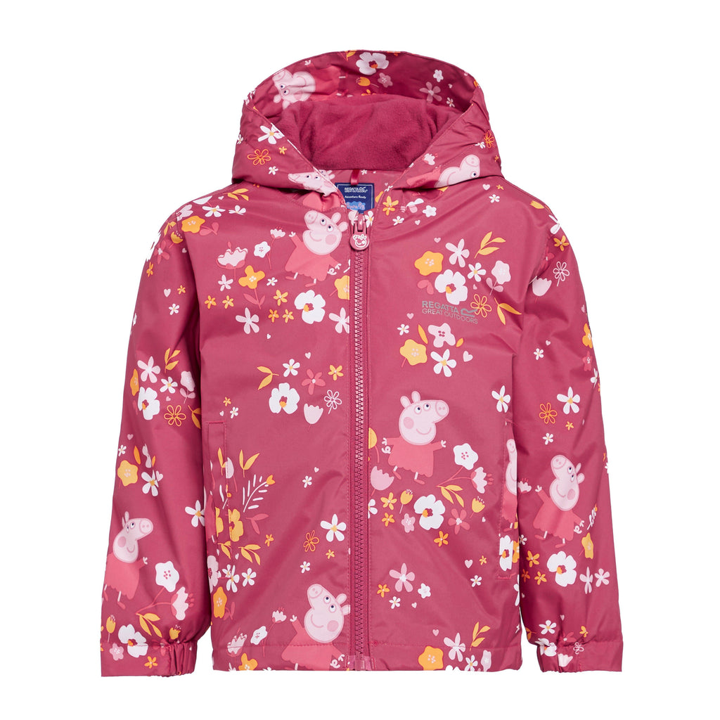 Kids Peppa Padded Muddy Puddle Jacket Pink