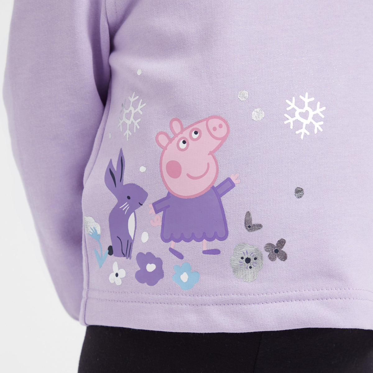 Kids Peppa Pig Hoody Lilac