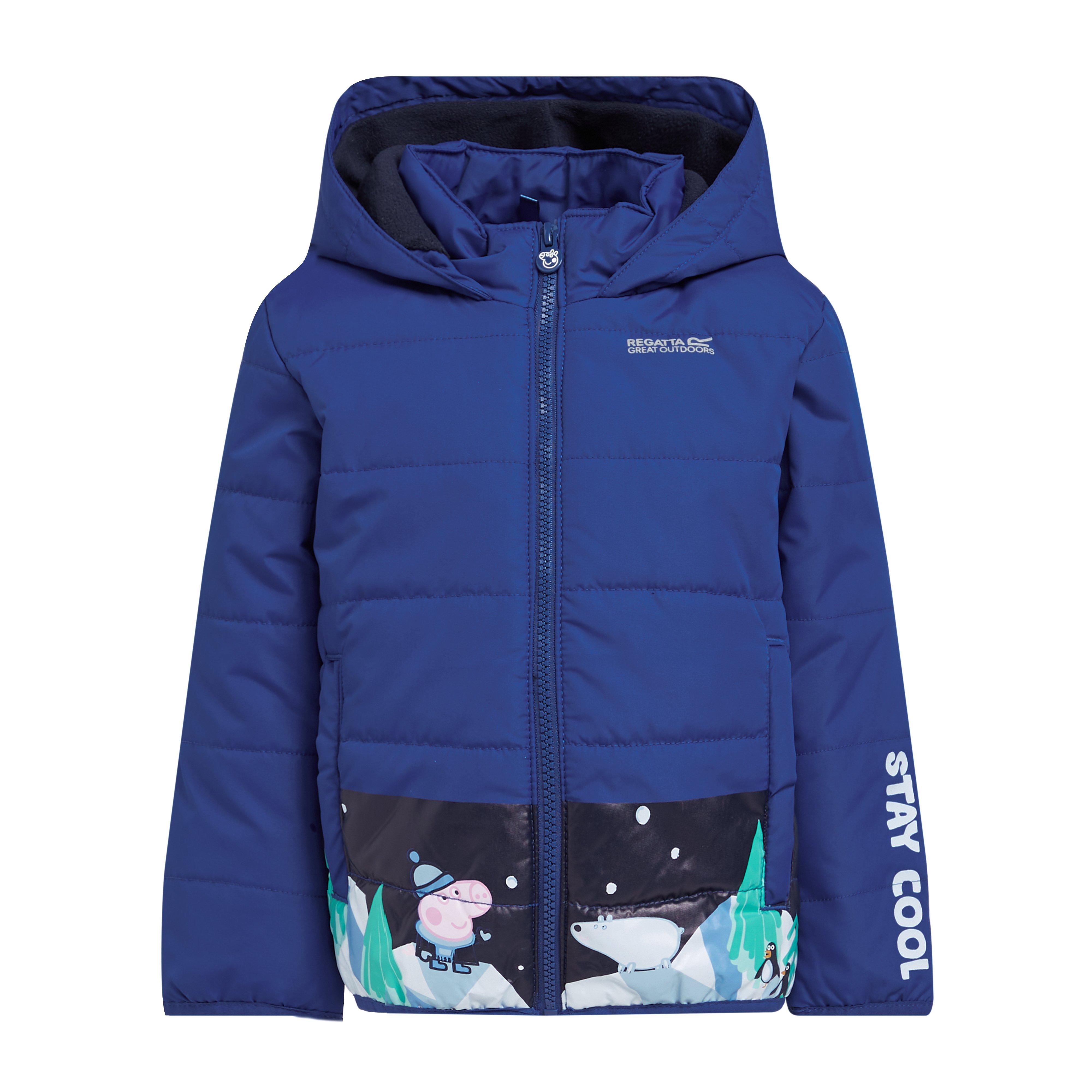 Kids Peppa Padded Jacket Space Blue