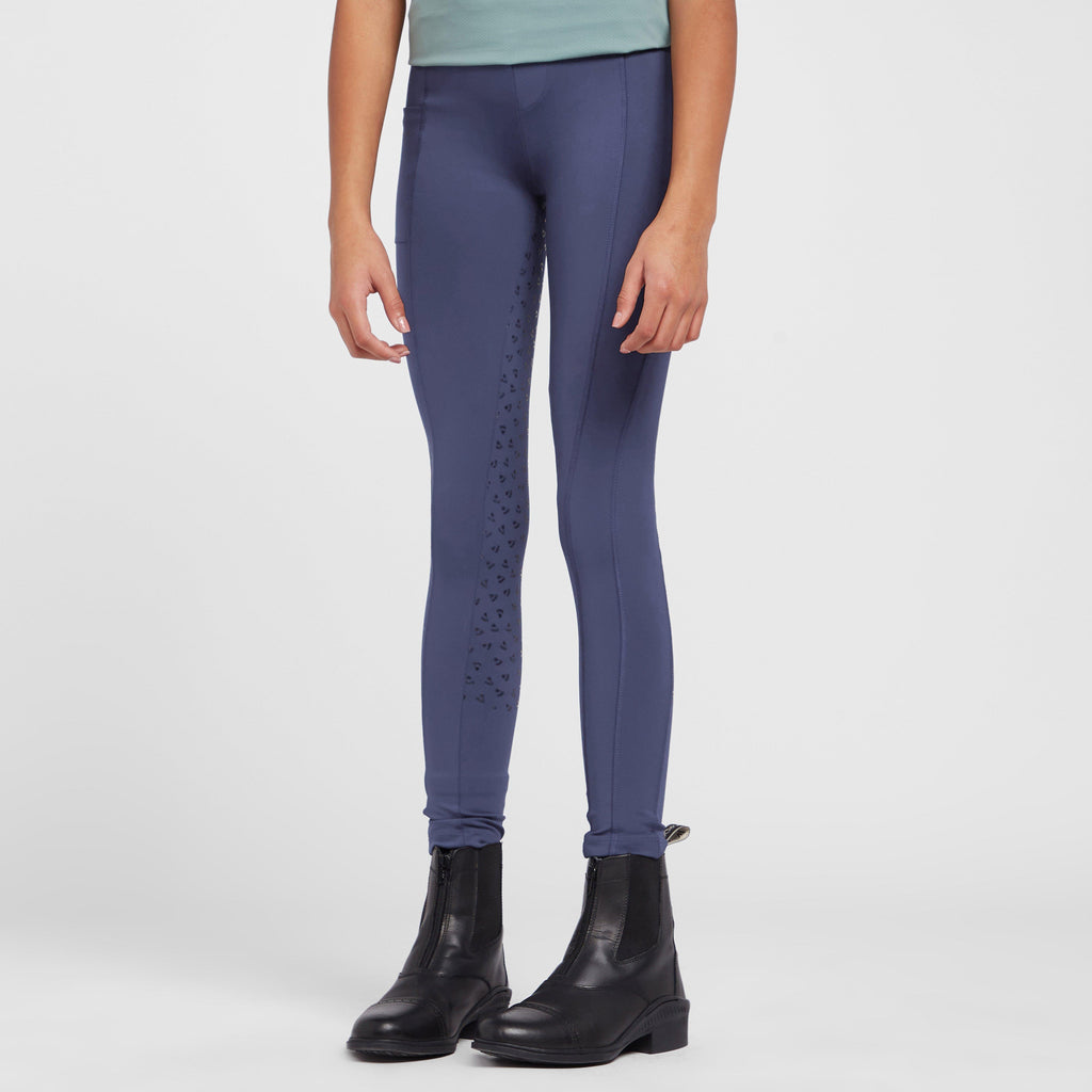 Kids Hudson Riding Tights Navy
