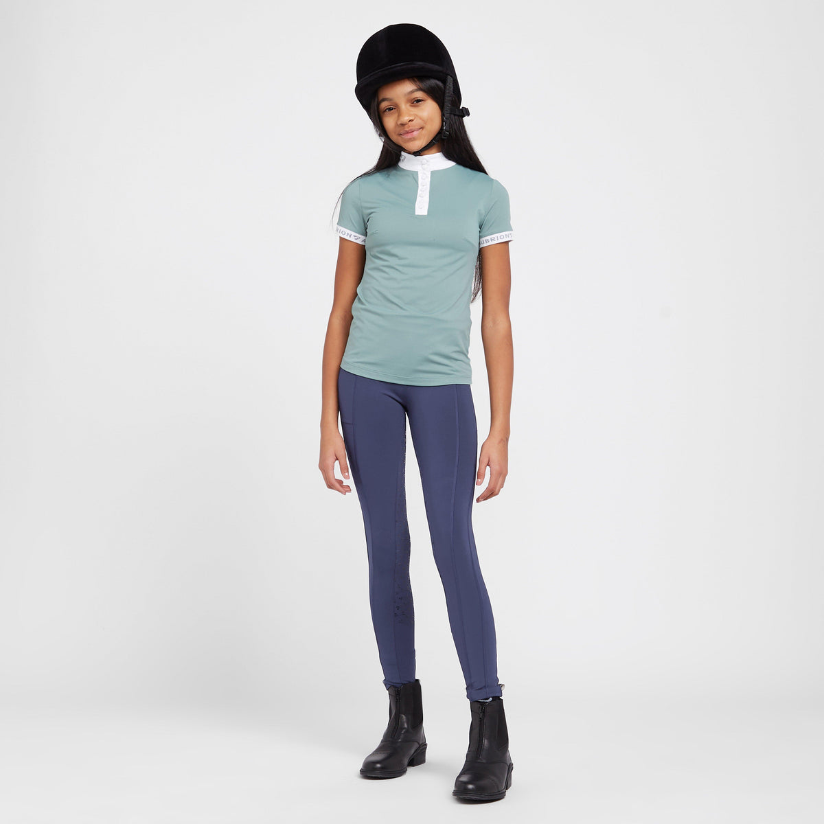 Kids Hudson Riding Tights Navy