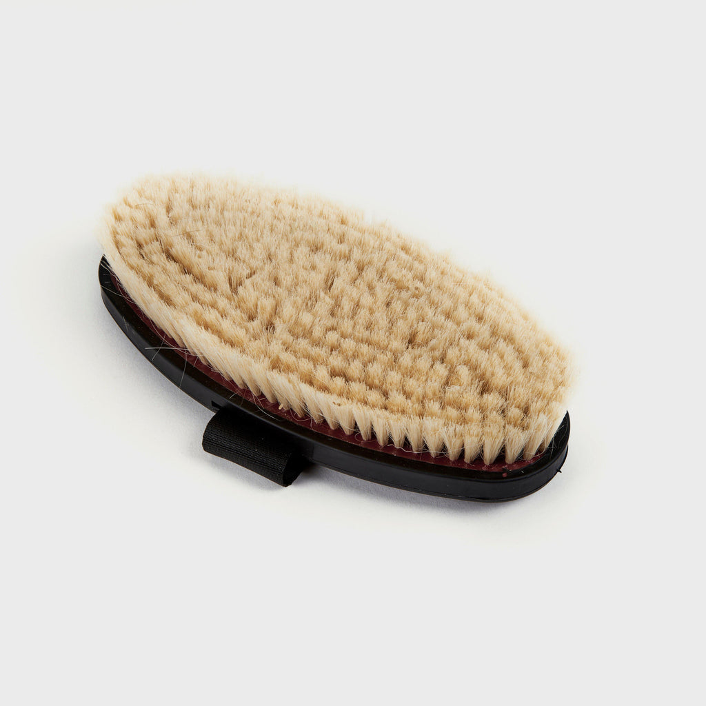 Body Brush with Goat Hair Burgundy