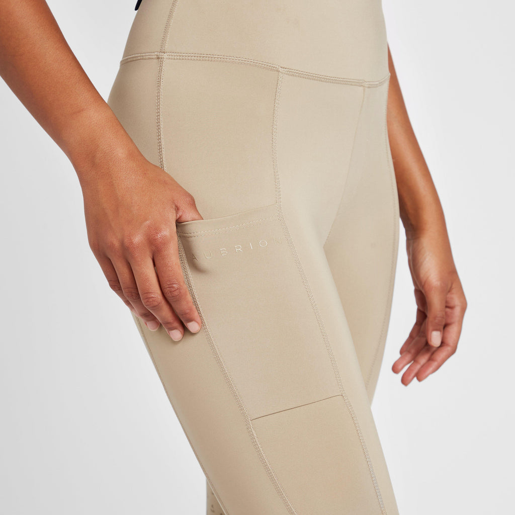 Womens Hudson Riding Tights Beige