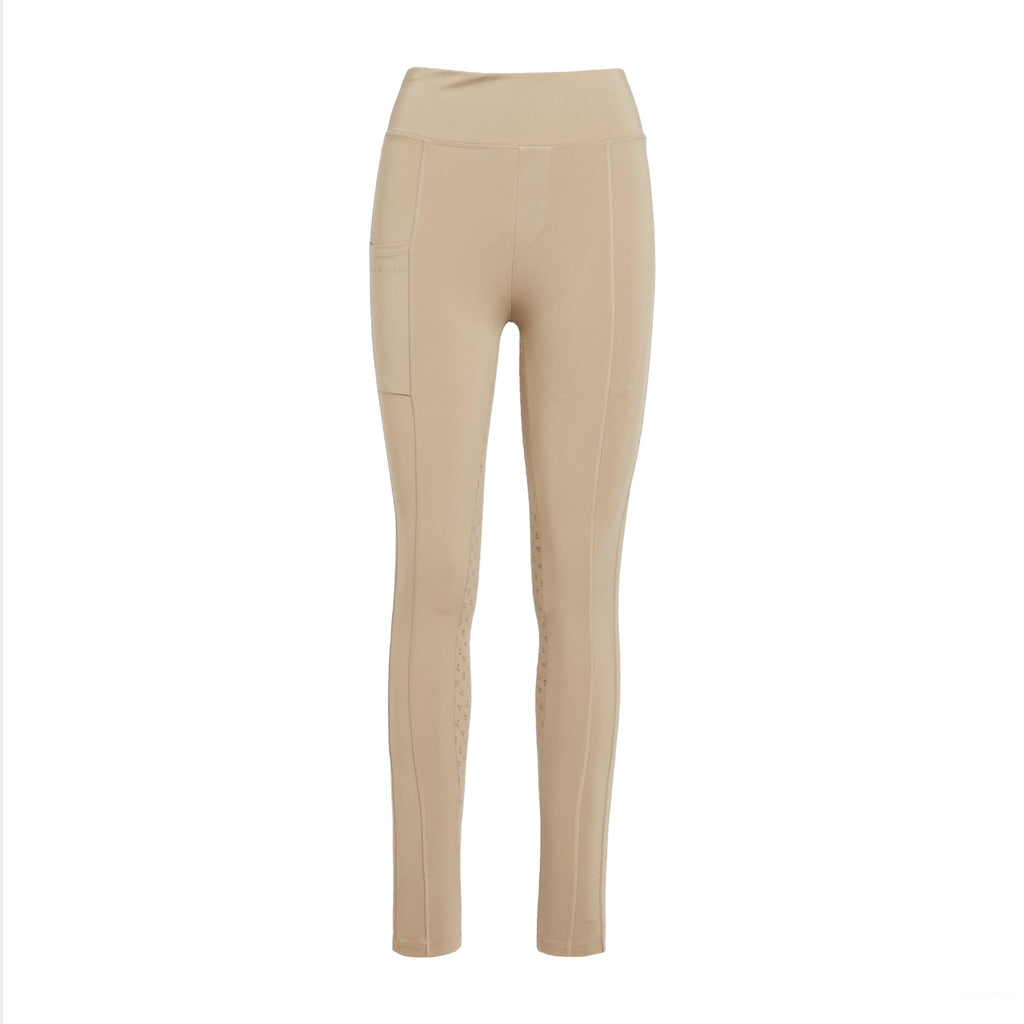 Womens Hudson Riding Tights Beige