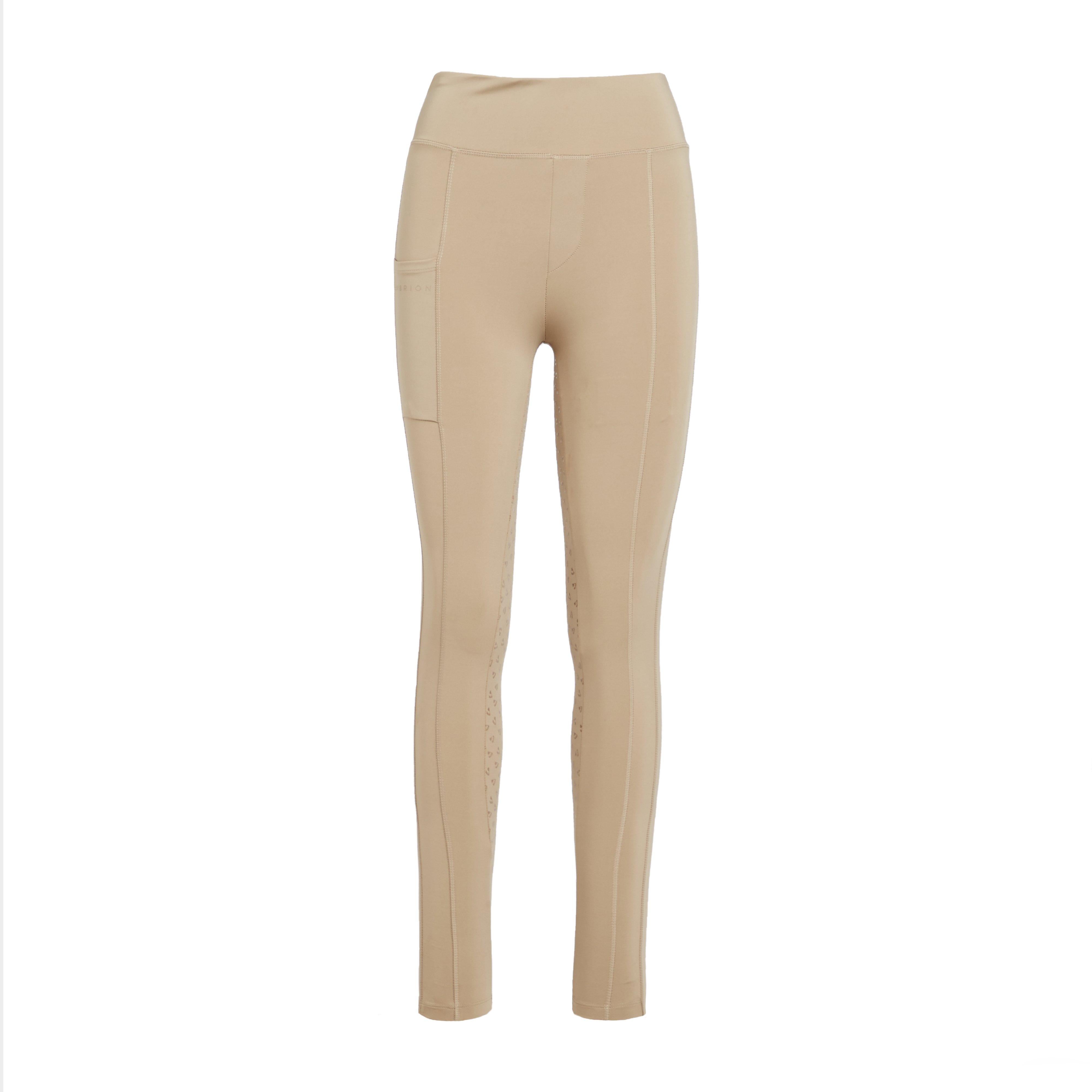 Womens Hudson Riding Tights Beige